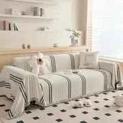 Chenille Throw Blanket with Tassels – Machine Washable | Elden Home