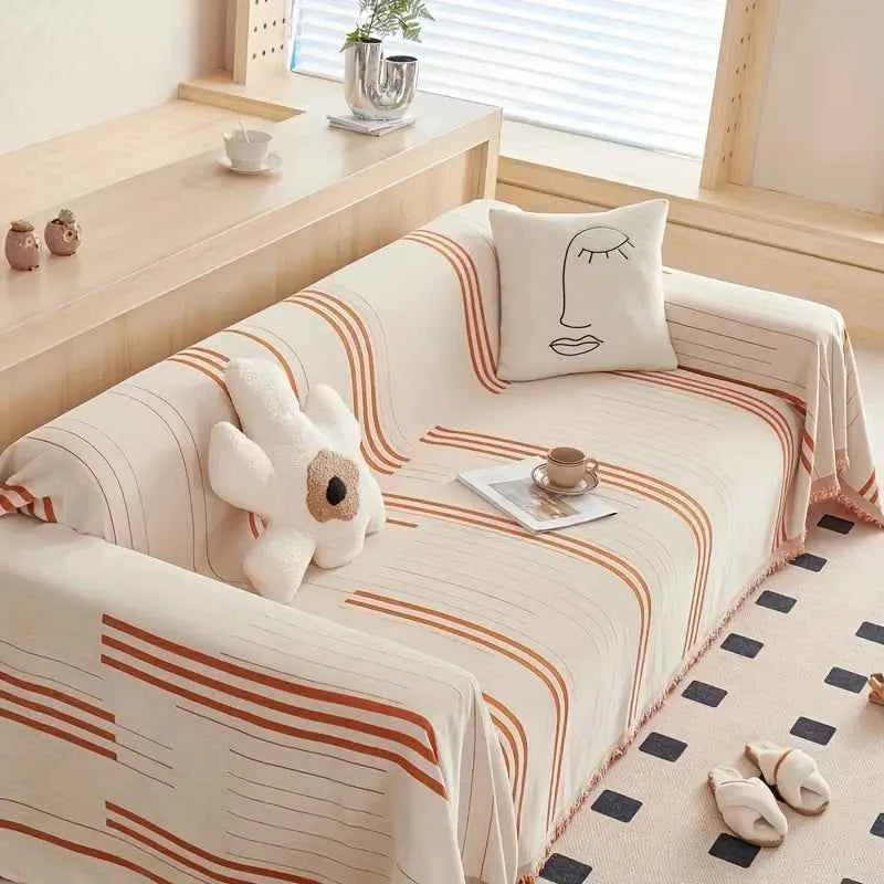 Chenille Throw Blanket with Tassels – Machine Washable | Elden Home