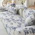 Universal sofa cover in floral design, highlighting a stretch fabric sofa cover for durable furniture protection.